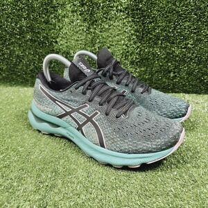 Asics Gel Nimbus 24 Black Barley Rose Athletic Running Sneakers Womens Size 9